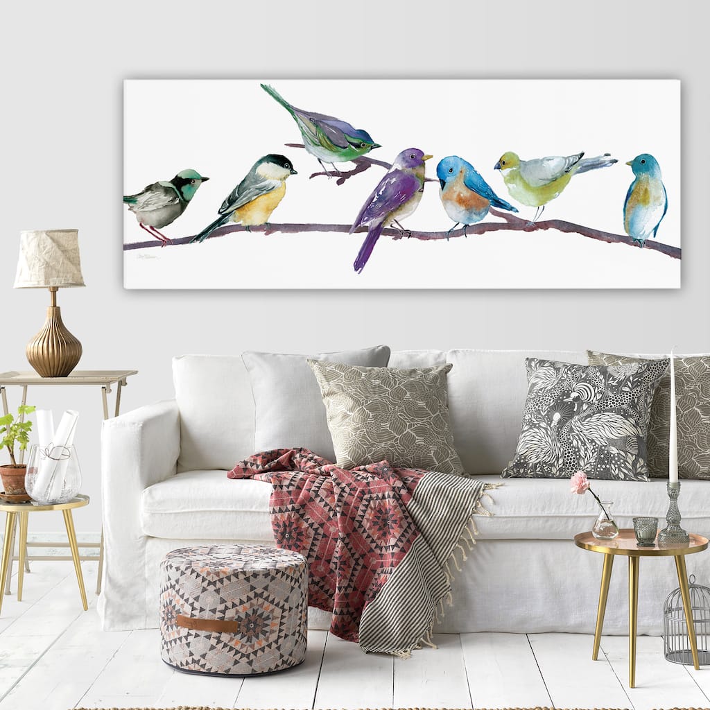 'Colorful Spot' Multicolored Gallery Wrapped Canvas Artowrk