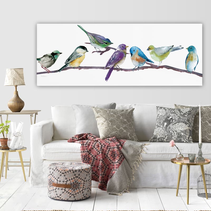 'Colorful Spot' Multicolored Gallery Wrapped Canvas Artowrk