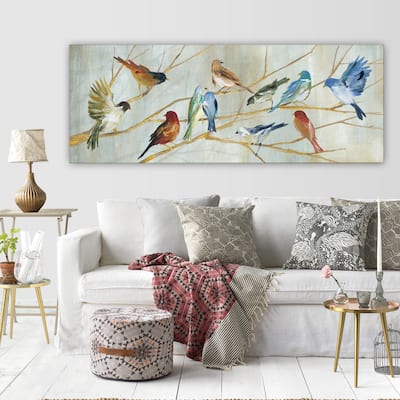 Carol Robinson's 'Spring Migration' Premium Gallery Wrapped Canvas Artwork (3 Sizes Available)