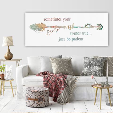 Carol Robinson 'Wishing Arrow' Premium Gallery-wrapped Canvas Art (3 Sizes Available)