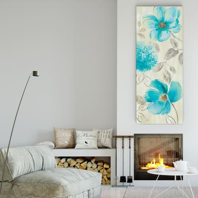 Wexford Home 'Blue Garden I' Gallery Wrapped Canvas Artwork