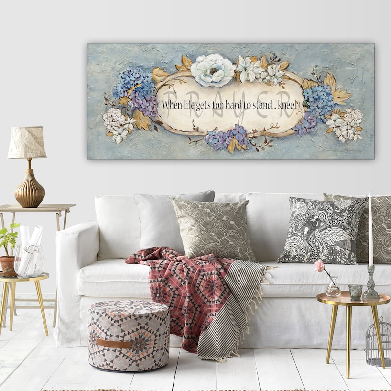 Wexford Home 'Prayer' 3 Sizes Available Premium Gallery Wrapped Canvas