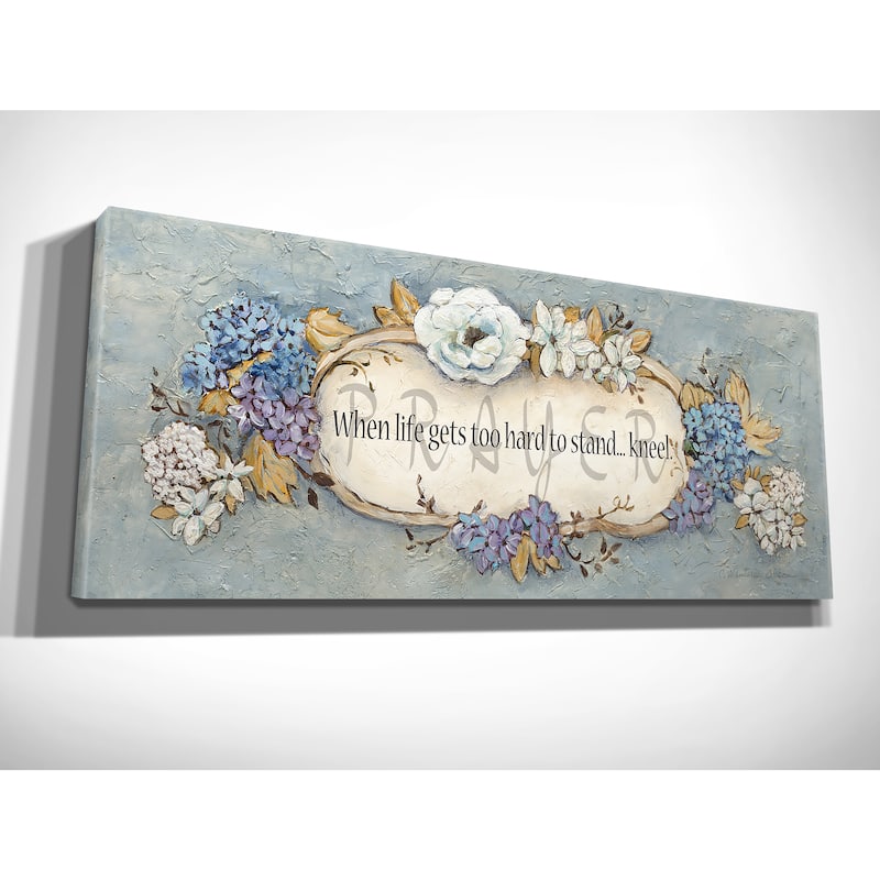 Wexford Home 'Prayer' 3 Sizes Available Premium Gallery Wrapped Canvas