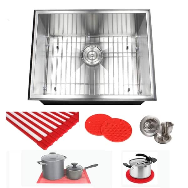  Kitchen Basics Dish Drying Mat - Red - 16x 18 : Home & Kitchen