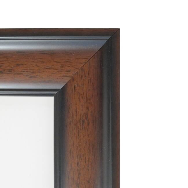 Framed Cork Board, Cyprus Walnut
