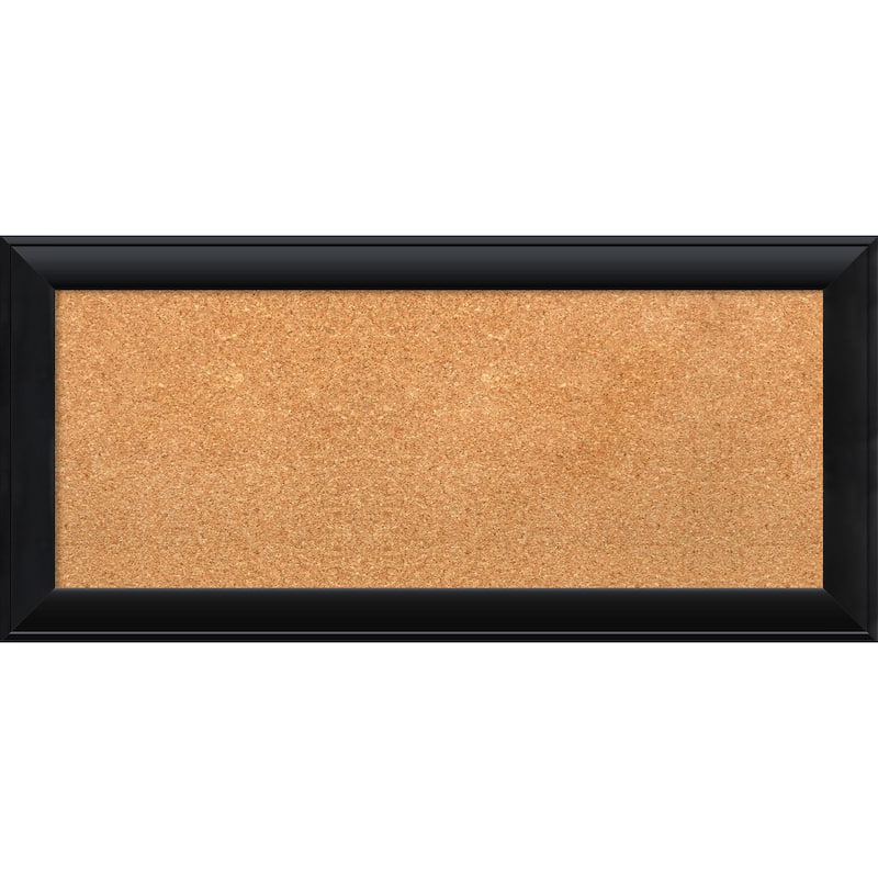 Framed Cork Board, Nero Black