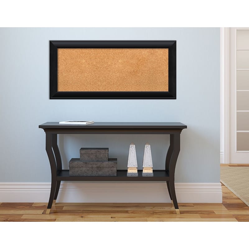 Framed Cork Board, Nero Black