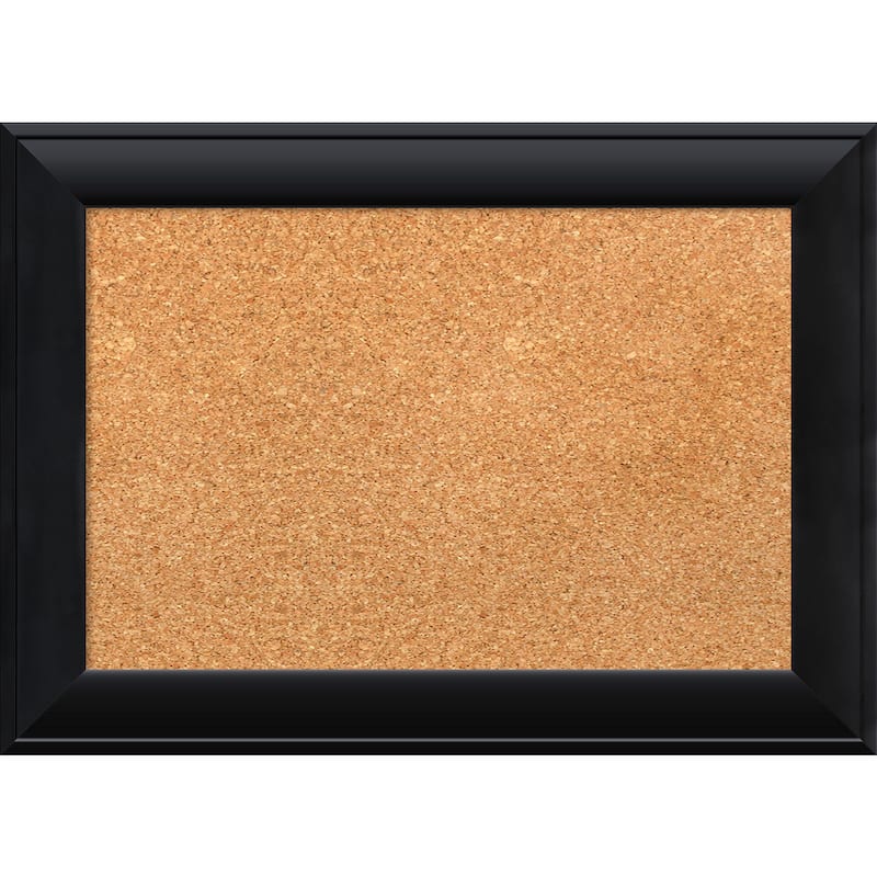 Framed Cork Board, Nero Black