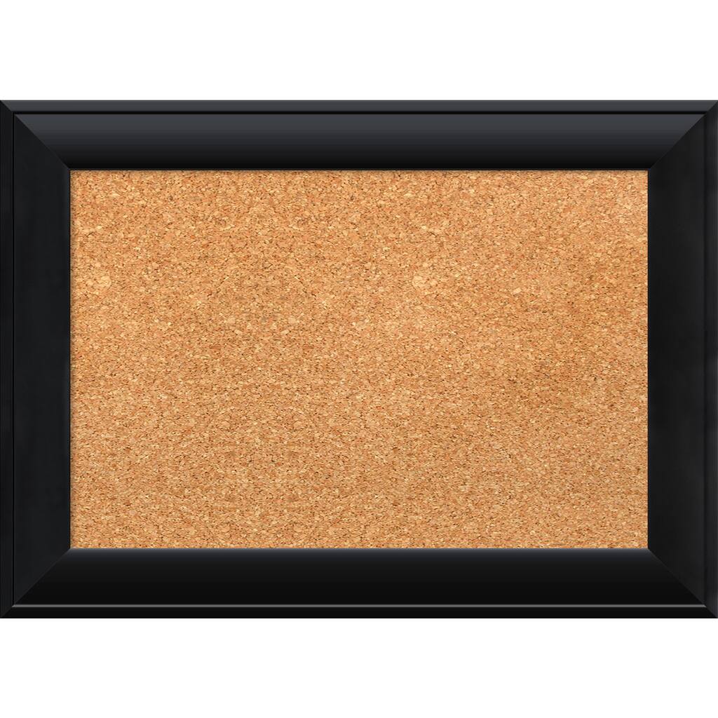 Framed Cork Board, Nero Black