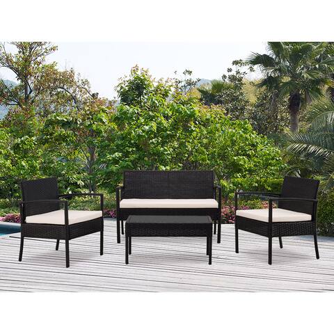 DG Casa San Juan Loveseat, 2 Chairs and Table Set (Set of 4)