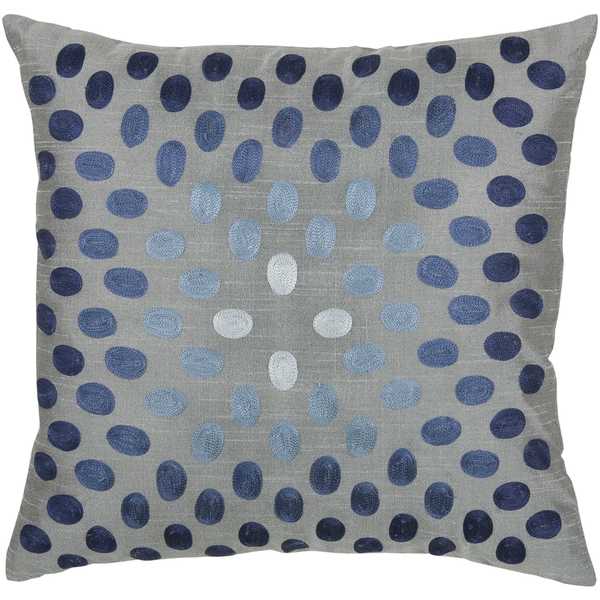 Rizzy Home Dots Circularly Placed Polyester Decorative Throw Pillow - Free Shipping On Orders ...