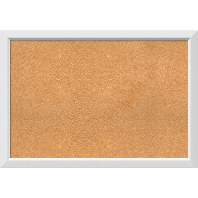 Framed Cork Board, Blanco White