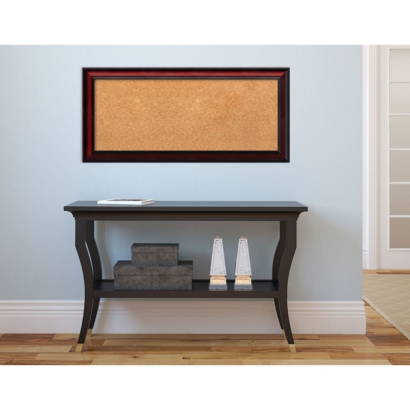 Framed Cork Board, Rubino Cherry Scoop