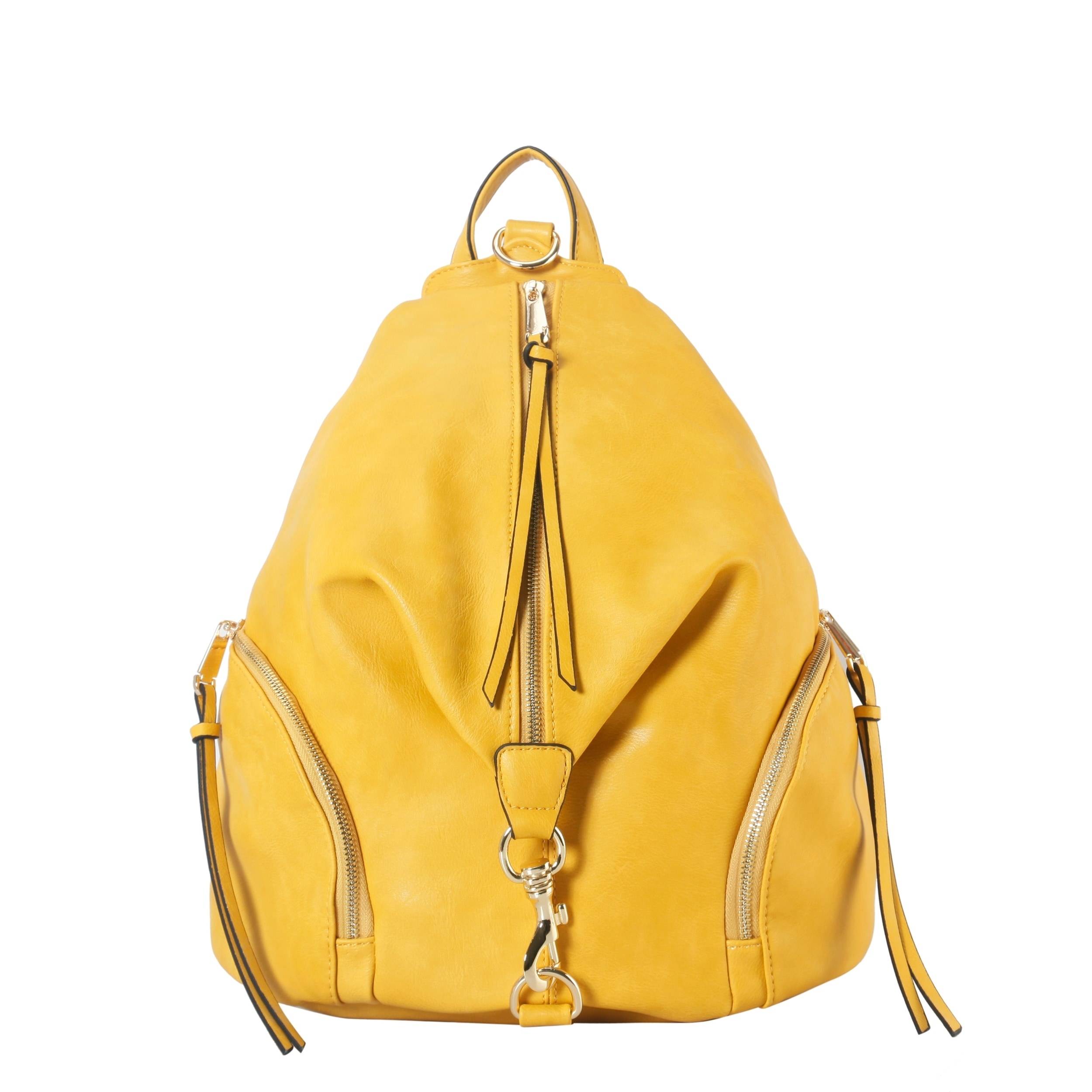 yellow fashion backpack