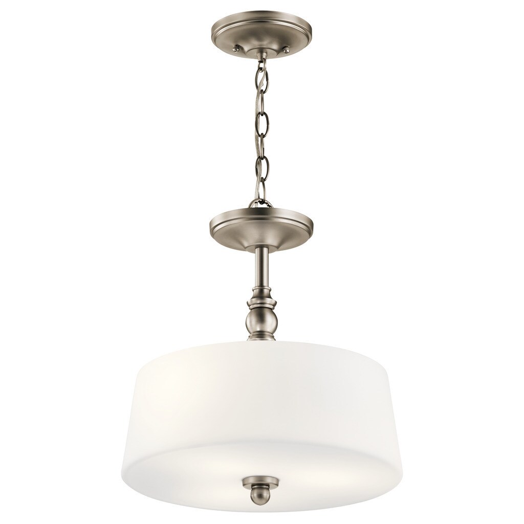 Kichler Lighting Versailles Collection 3 Light Antique Pewter Pendant Semi Flush Mount Kichler Lighting Versailles Collection 3 Light Antique Pewter Pendant Semi Flush Mount