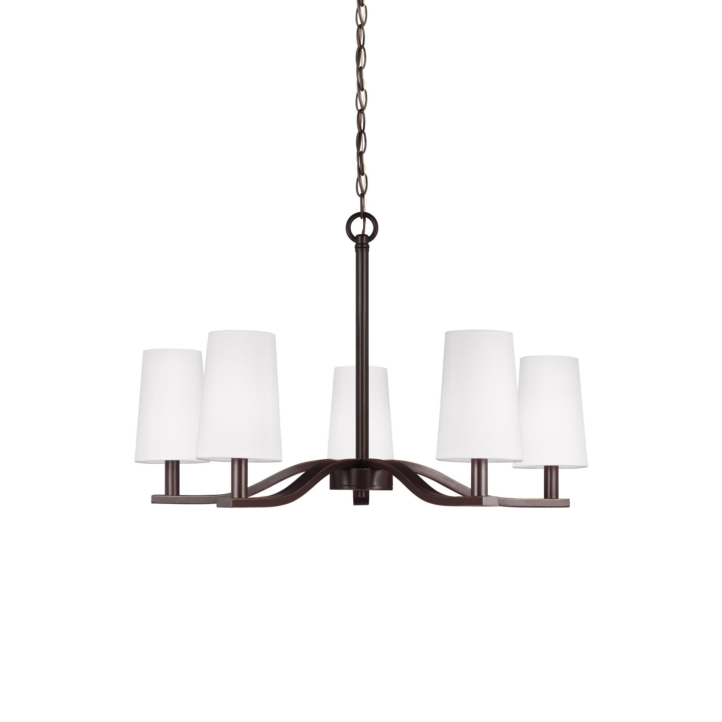 Sea Gull Nance 5 Light Heirloom Bronze Chandelier (5 Light Nance Heirloom Bronze Chandelier) - Chandeliers For Bedrooms by Overstock.com