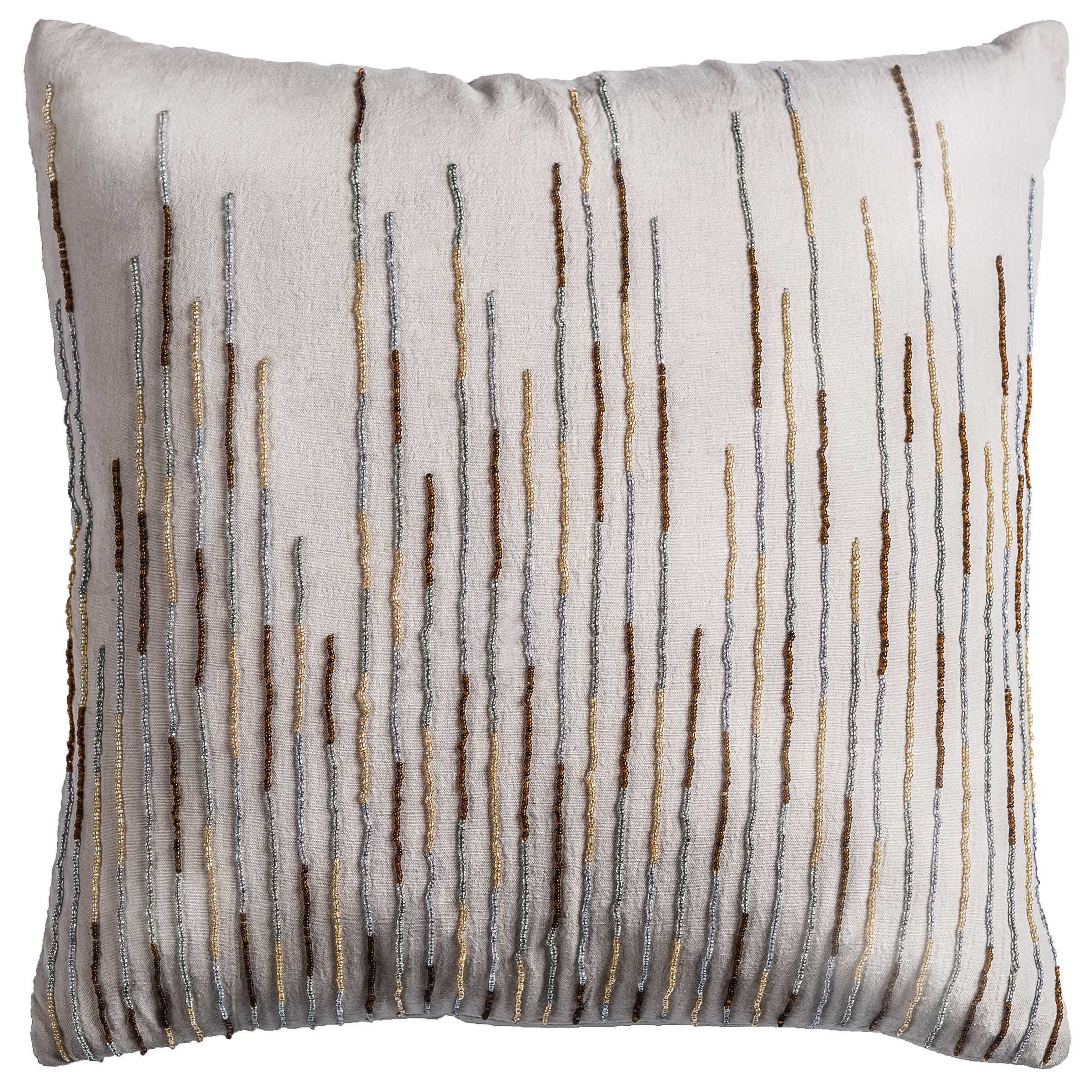 Rizzy Home Off White Cotton Decorative Throw Pillow 18 X 18 Overstock 14309526