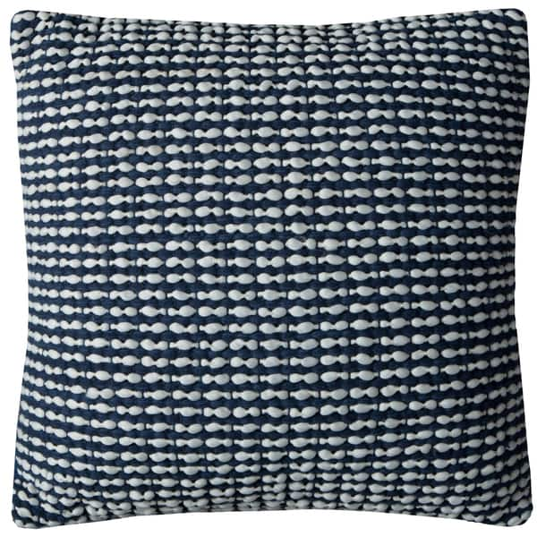 Stripe Navy and Lime Collection Decorative Accent Throw Pillows