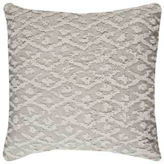 Rizzy Home Cotton Textured Decorative Filled Throw Pillow