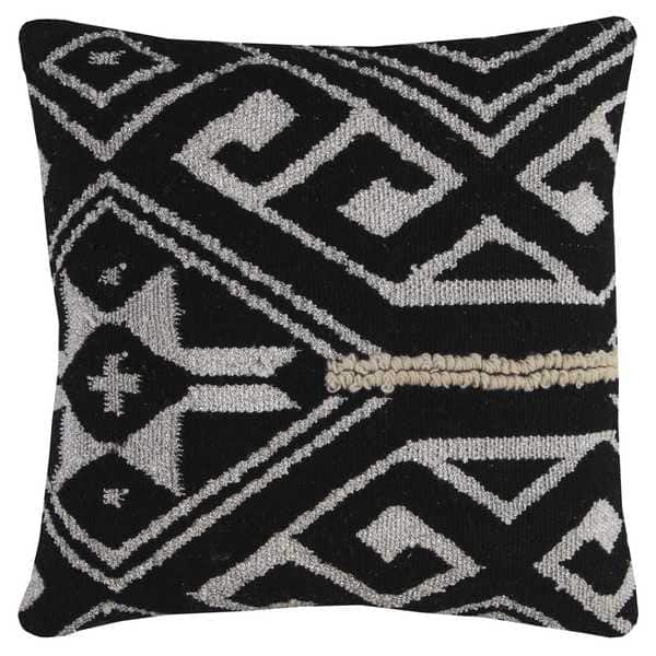 slide 1 of 1, Rizzy Home Multicolored Cotton/Wool Tribal Medallion Square Decorative Throw Pillow