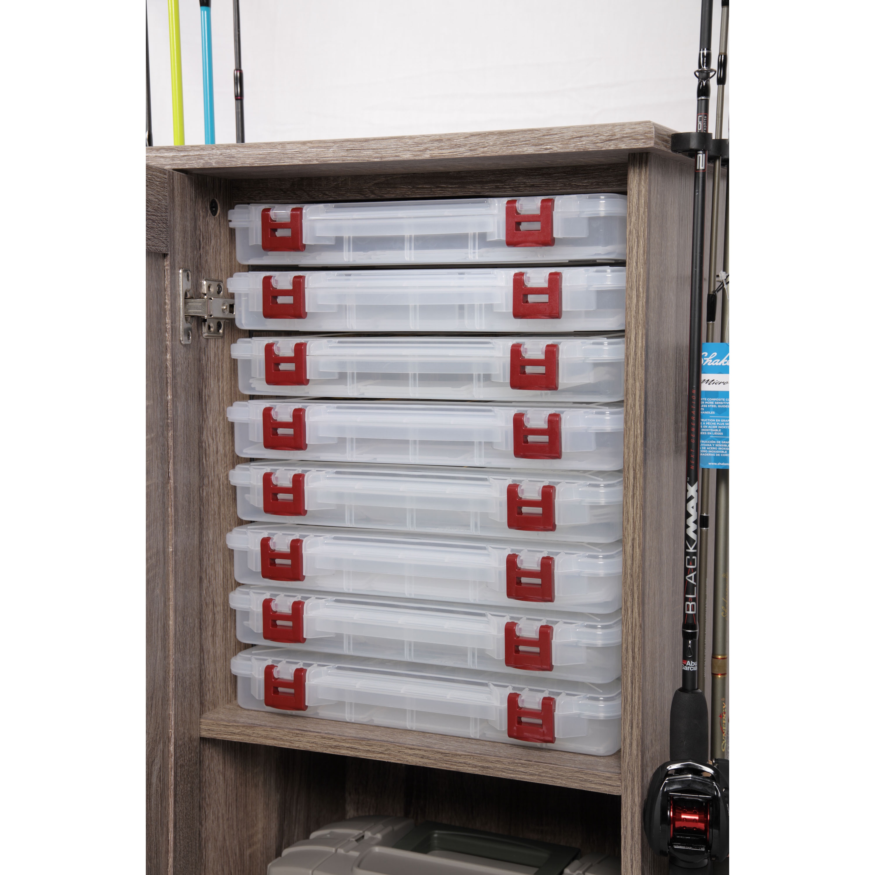 fishing tackle storage cabinet