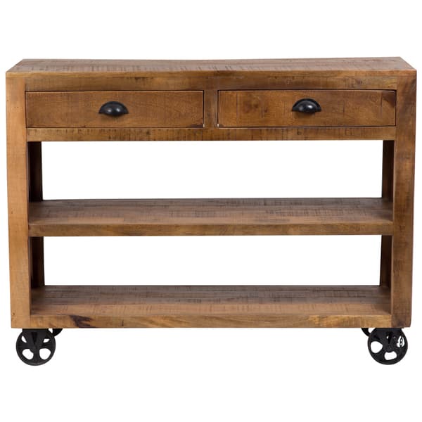 Shop Handmade Wanderloot Barn Door Wooden Trolley Console Table