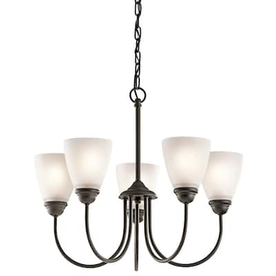 Kichler Lighting Jolie Collection 5-light Olde Bronze LED Chandelier