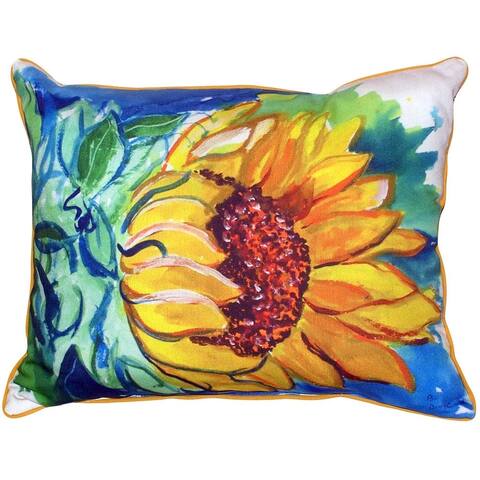 Windy Sunflower Pillow 16 x 20 inches