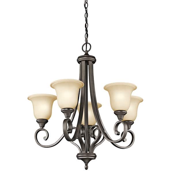 Kichler Monroe 5-Light Olde Bronze Traditional Chandelier