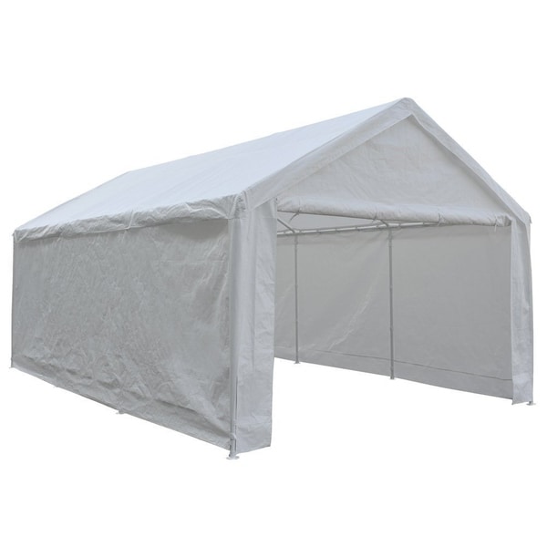 Abba Patio 12 X 20 Feet Heavy Duty Domain Carport Car Canopy Abba Patio 12 X 20 Feet Heavy Duty Domain Carport Car Canopy Shelter With Steel