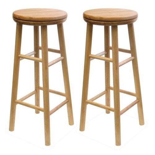 Sets of 2, Swivel 30-inch Stool, Assembled