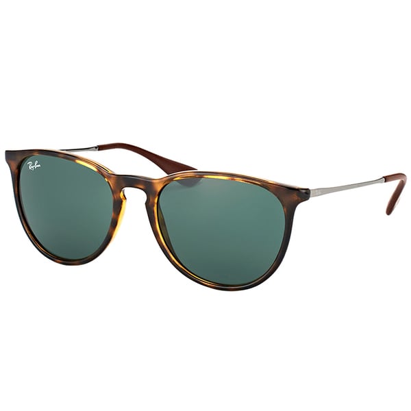 Shop Ray-Ban RB 4171 710/71 Erika Light Havana Plastic Round Sunglasses ...