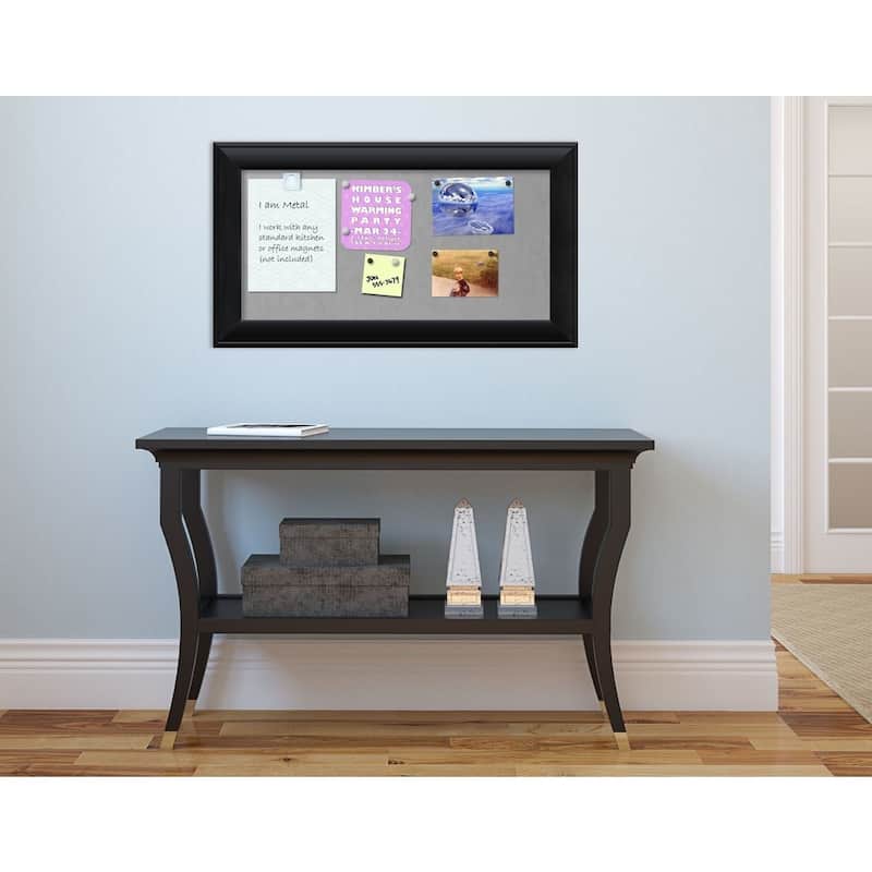 Framed Magnetic Board, Nero Black