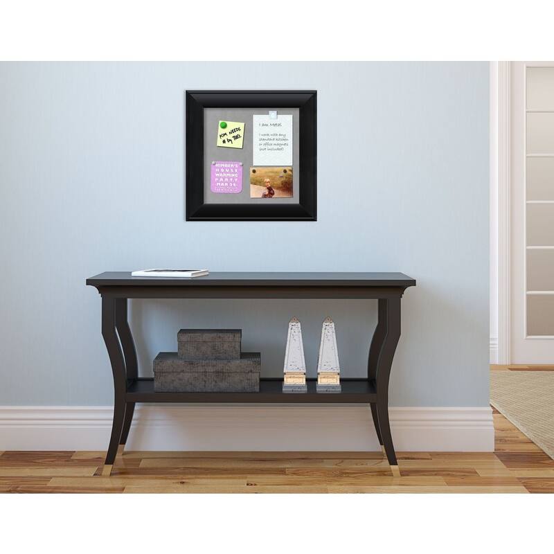 Framed Magnetic Board, Nero Black