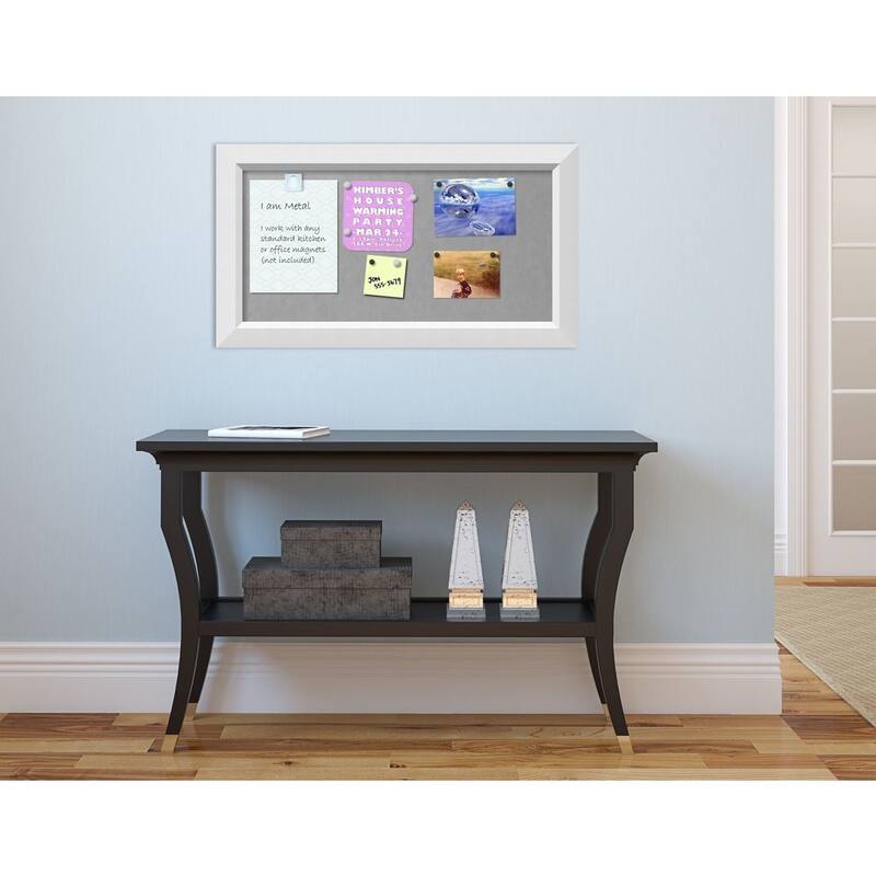 Framed Magnetic Board, Blanco White