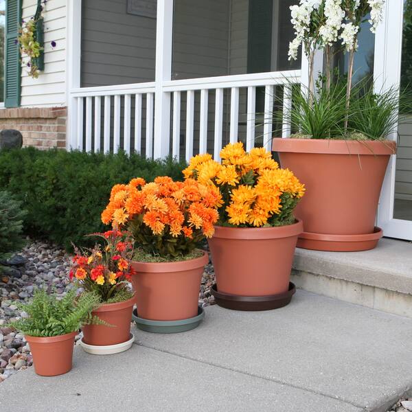 Bloem Terra Pot 24 Inch Cotta Planter Free Bloem Terra Pot 24 Inch Cotta Planter Free