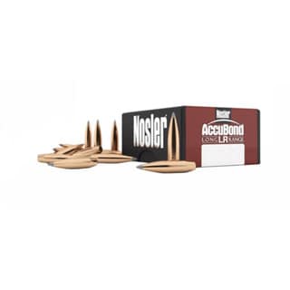 Nosler 30 Caliber Bullets AccuBond Long Range, 210 Grains, Spitzer Point, Per 100