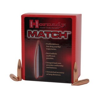 Hornady 30 Caliber Bullets .308" 195 Gr BTHP (Per 100)