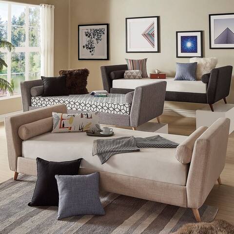 Sonja Linen Fabric Daybed by iNSPIRE Q Modern