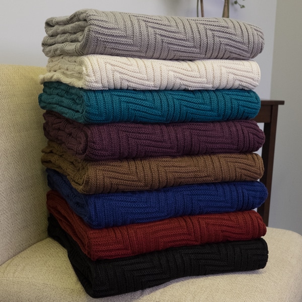 Luxurious 100-percent Acrylic Throw Blanket - Free ...