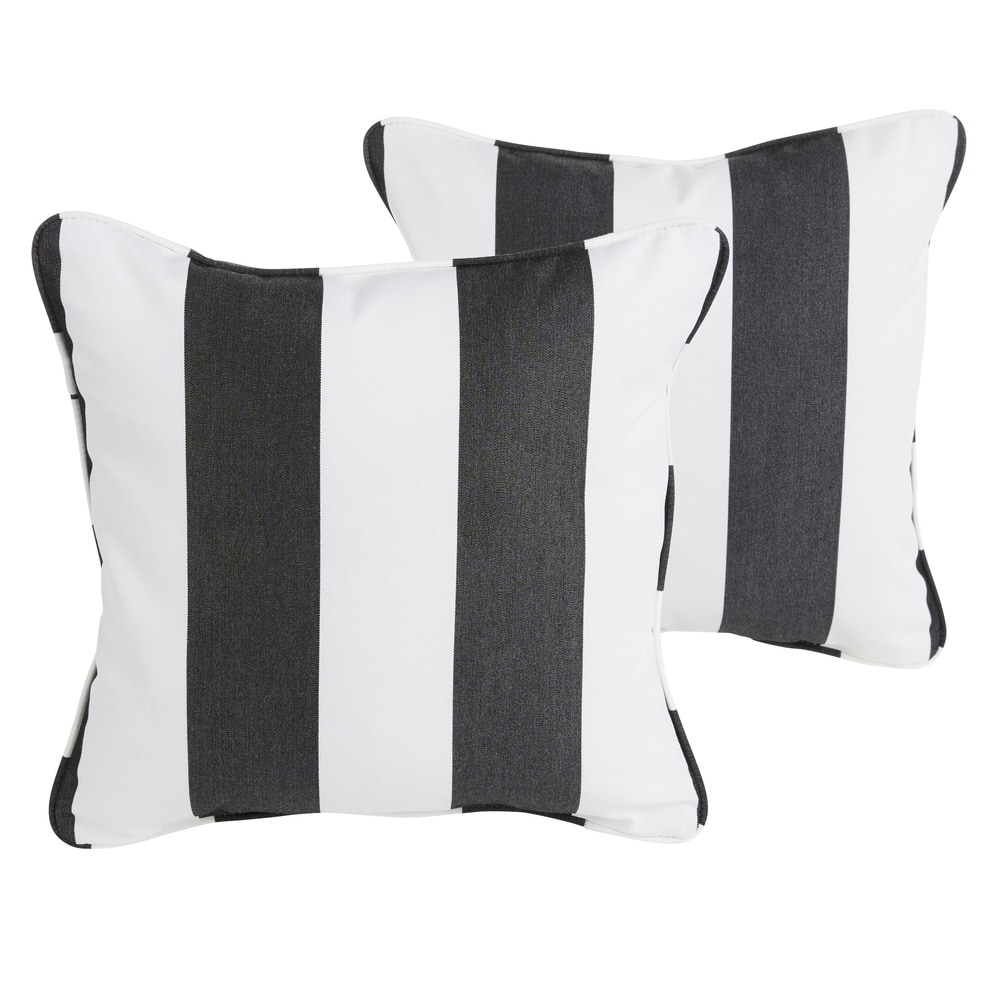 Sawyer Sunbrella Cabana Classic Indoor/ Outdoor 20 inch Corded Pillow Set