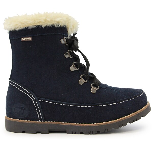 black fur lined ankle boots
