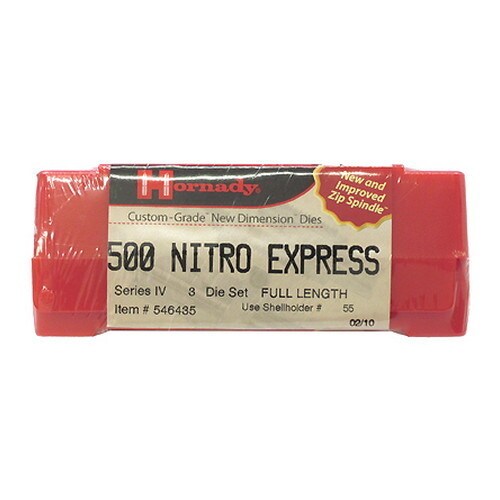 Hornady Series IV Specialty Die Set 500 Nitro Express