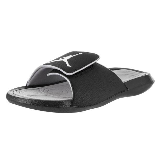 jordan black sandals