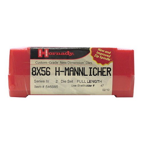Hornady Series IV Specialty Die Set 8x56 Hungarian- Mannlicher