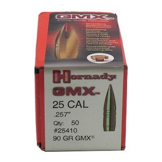 Hornady 25 Caliber Bullets .257" 90gr GMX /50