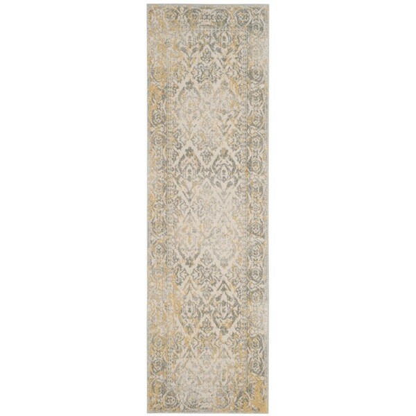 Shop Safavieh Evoke Vintage Ivory / Grey Distressed Runner (2' 2 x 7