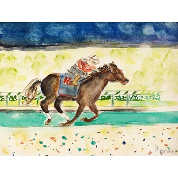 Shop Racing Horse Place Mat Set Of 4 On Sale Free Shipping On