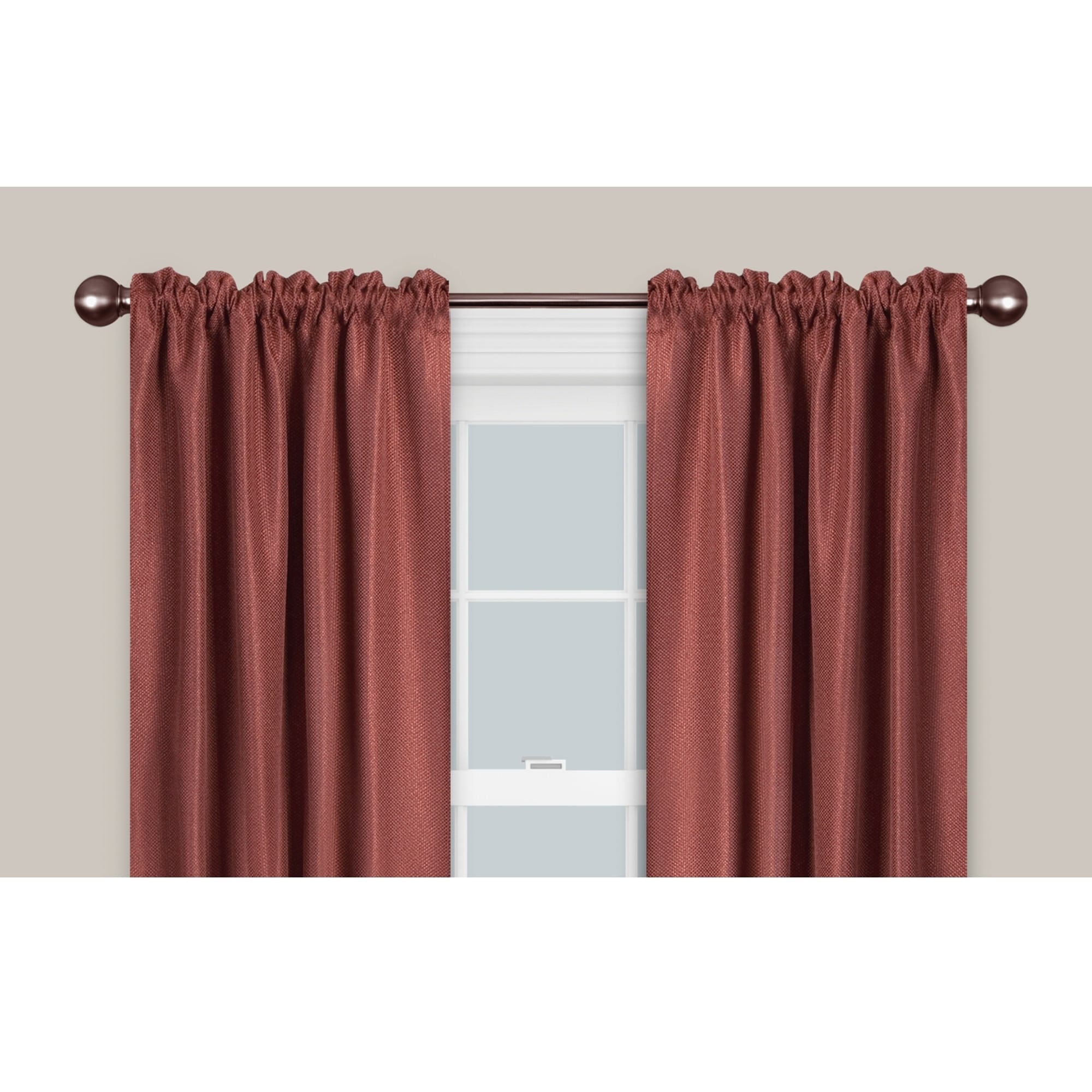 Maytex Smart Rods Easy Install Extendable Drapery Rod 48 To For