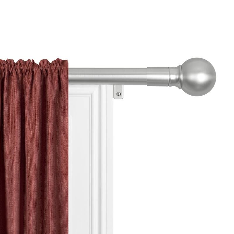 Maytex Smart Rods Easy-install Extendable Drapery Rod - 18 - 48 inches - 18 - 48 inches